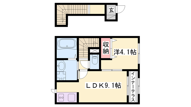 物件間取画像