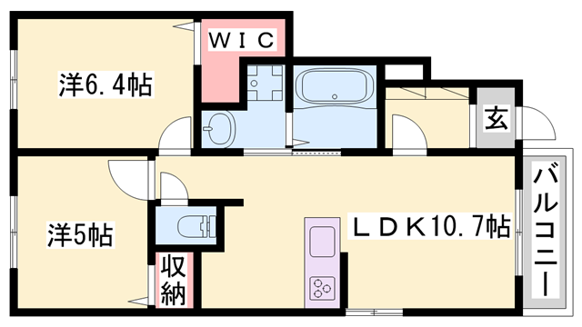 物件間取画像