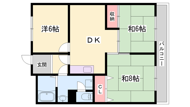 物件間取画像