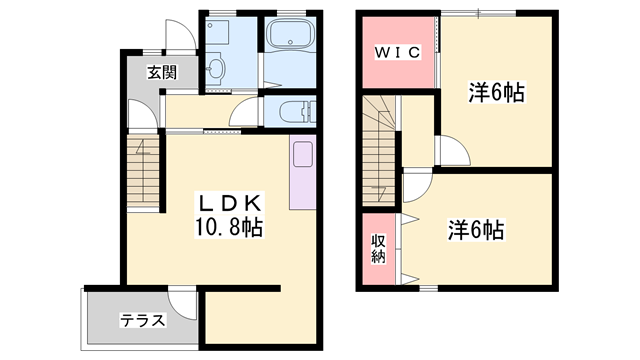 物件間取画像