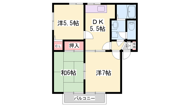 ディアス・オークラの物件間取画像