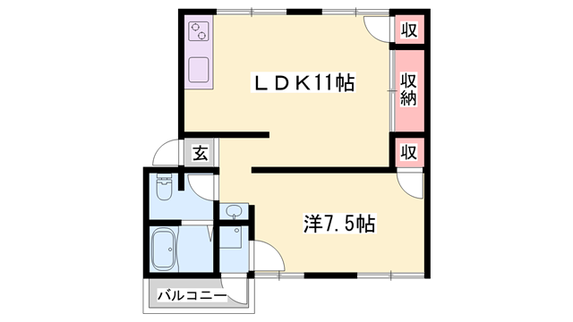 物件間取画像