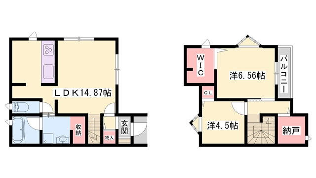 物件間取画像