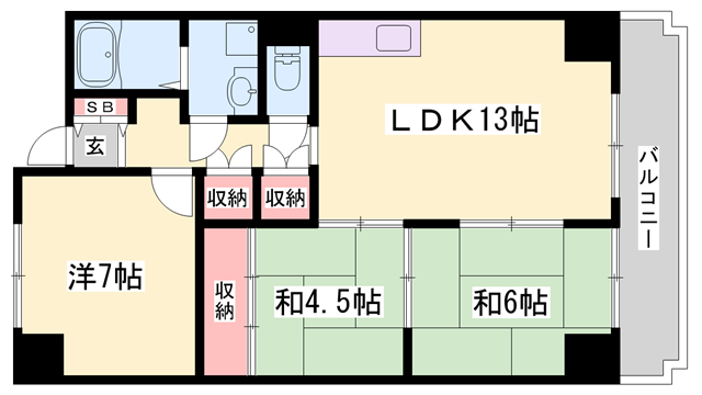 物件間取画像