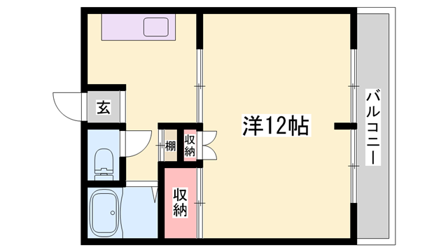 コーポ武本の物件間取画像