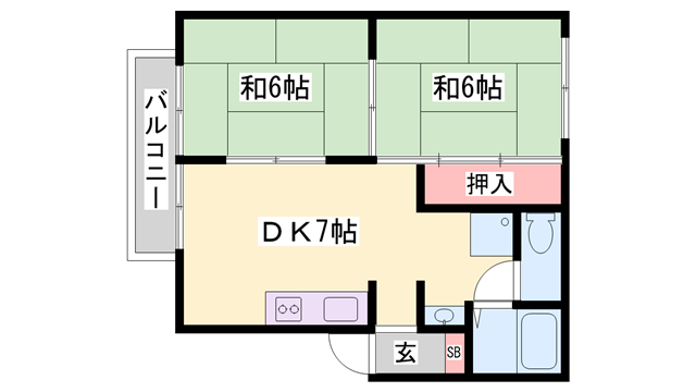 物件間取画像