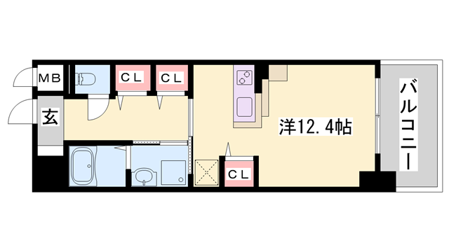 カーサ イーグレットの物件間取画像