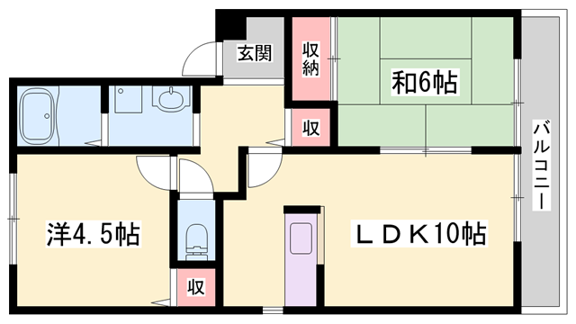 物件間取画像