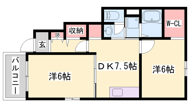 物件間取画像