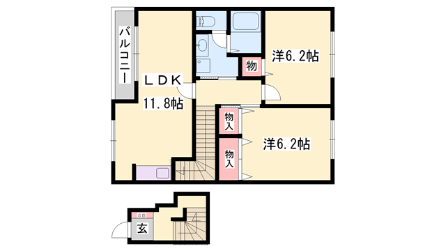物件間取画像