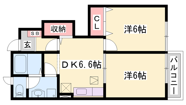 物件間取画像