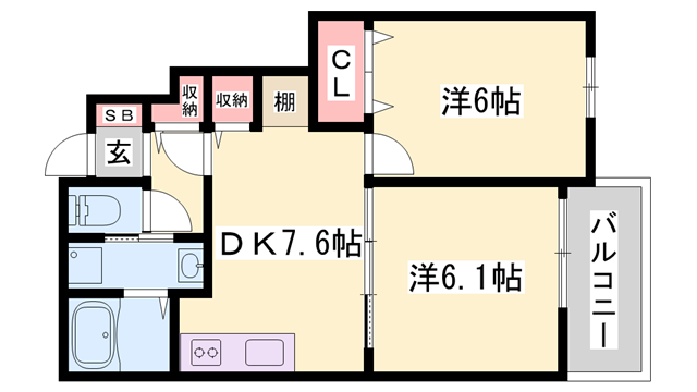 物件間取画像
