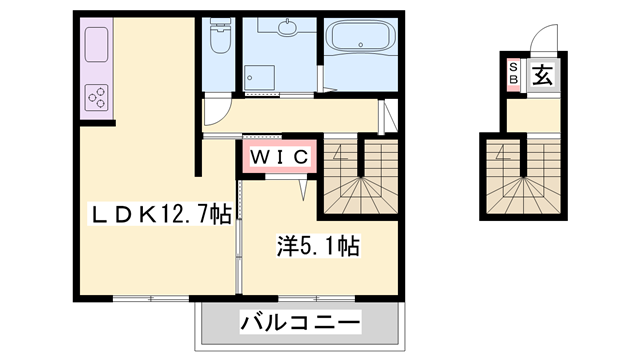 物件間取画像