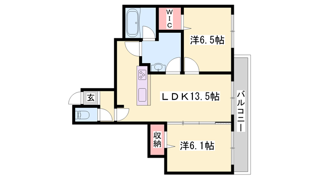 物件間取画像