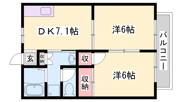 フォレストの物件間取画像