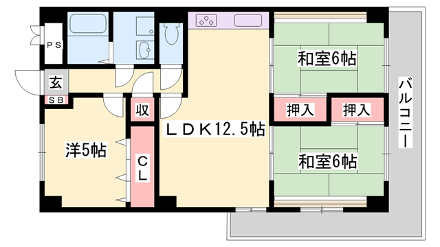 物件間取画像