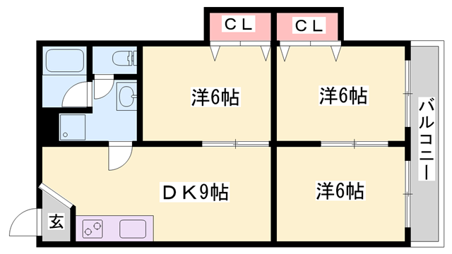 物件間取画像