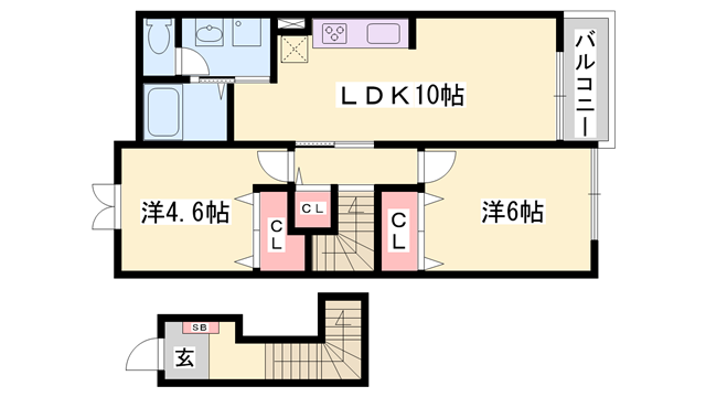 物件間取画像