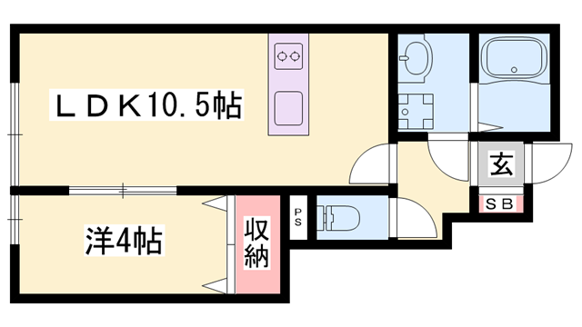 メゾンルーエの物件間取画像