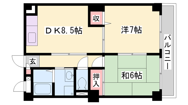 物件間取画像