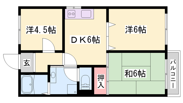 物件間取画像