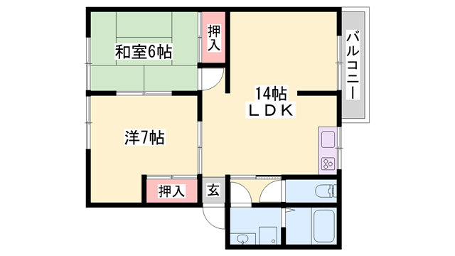 物件間取画像
