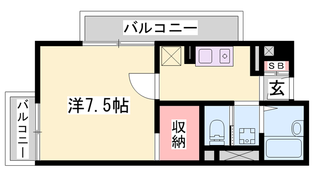 エスポワール加西の物件間取画像