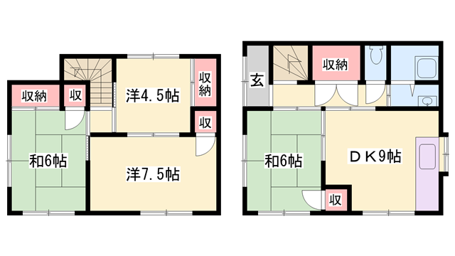物件間取画像