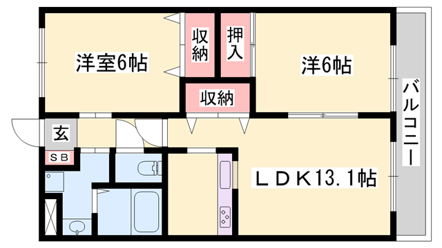 物件間取画像