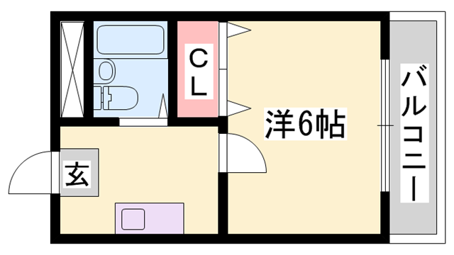 藤井第2ハイツの物件間取画像