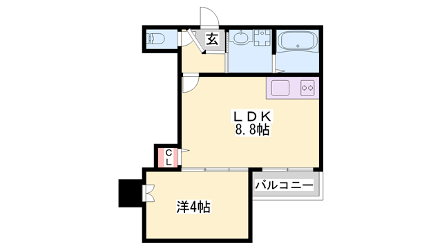 ヴェール幸町の物件間取画像