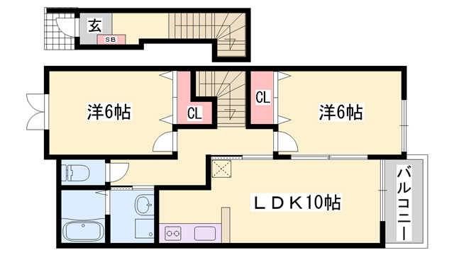 物件間取画像