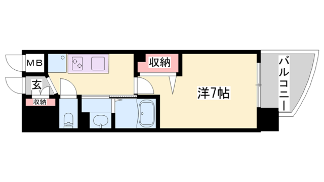 Luxe姫路の物件間取画像