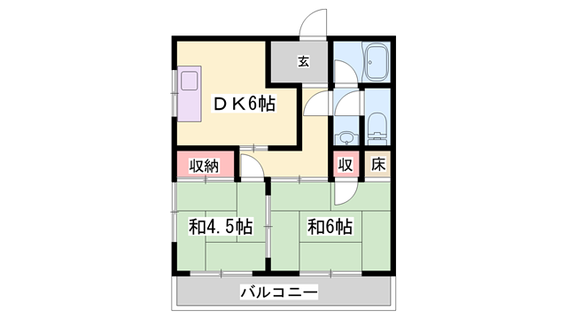 物件間取画像
