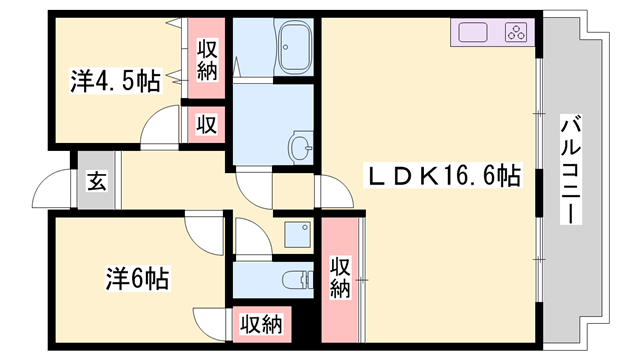 物件間取画像