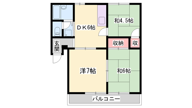 物件間取画像