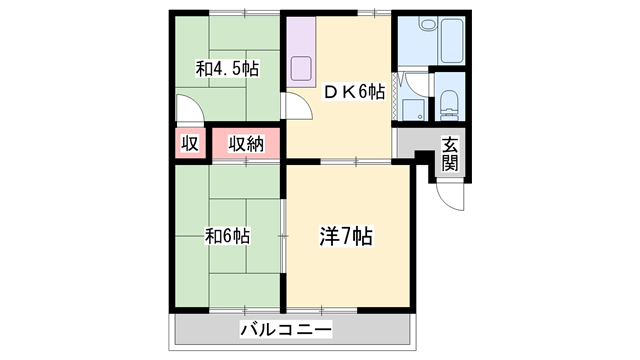 ヴィラ・Iの物件間取画像