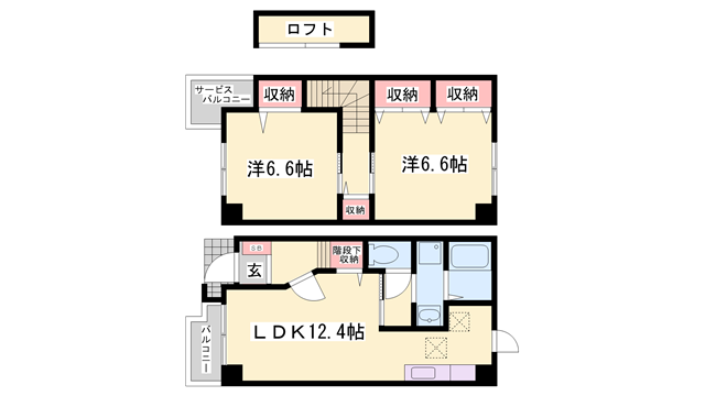 物件間取画像