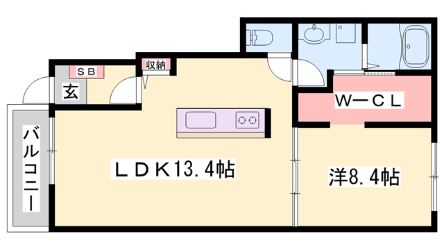 物件間取画像
