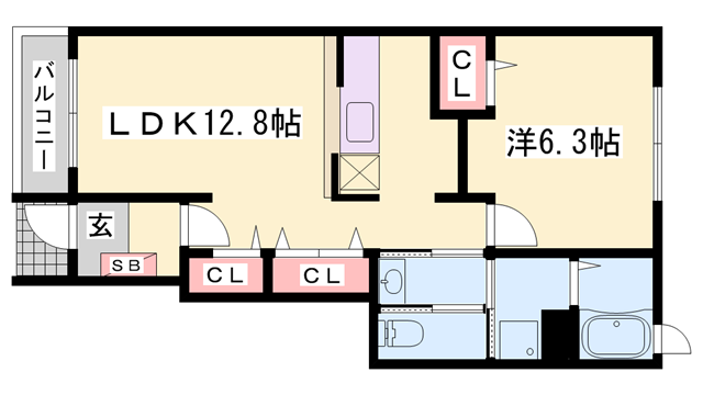 物件間取画像