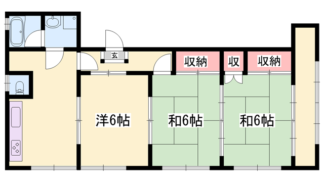 物件間取画像