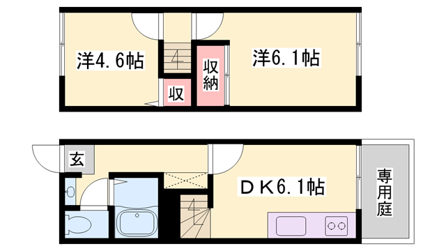 物件間取画像