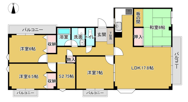 物件間取画像