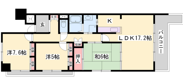 物件間取画像