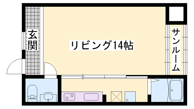 物件間取画像
