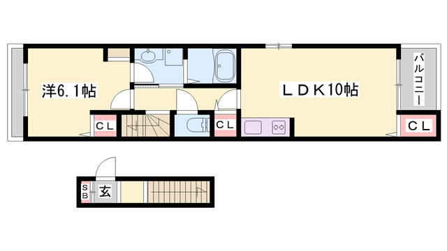 物件間取画像