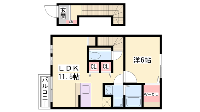 物件間取画像
