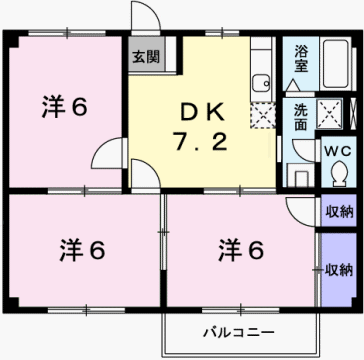 物件間取画像