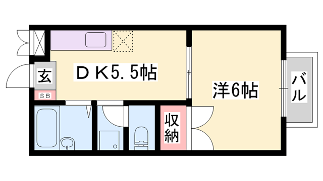 プレル英賀保の物件間取画像