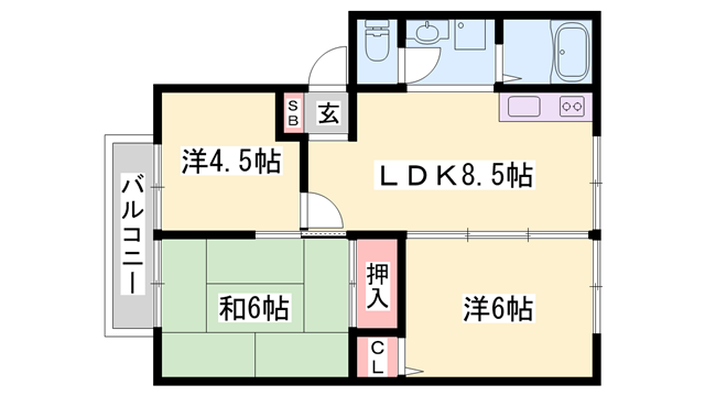 物件間取画像